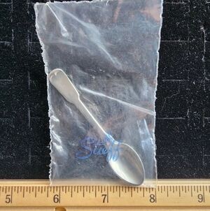 Vintage Stieff Pewter Demitasse Spoon New In Package Sealed